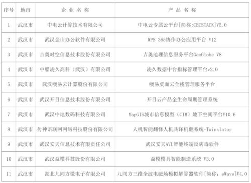 2024年湖北省公布首版次軟件產(chǎn)品及其獨立研發(fā)企業(yè)清單，涵蓋票務(wù)代理服務(wù)等領(lǐng)域